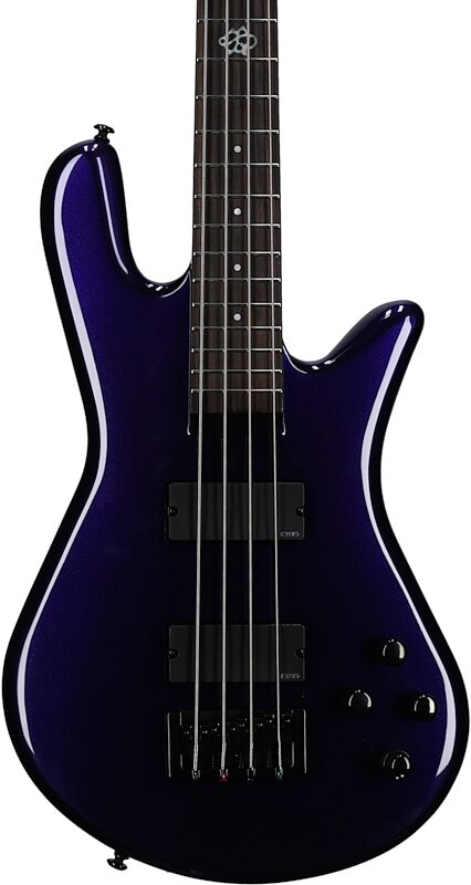 Spector NS Ethos HP 4-String Bass Guitar (with Bag), Plum Crazy, Body Straight Front