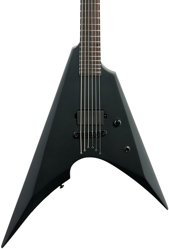 ESP LTD Arrow NT Black Metal Electric Guitar, New, Body Straight Front