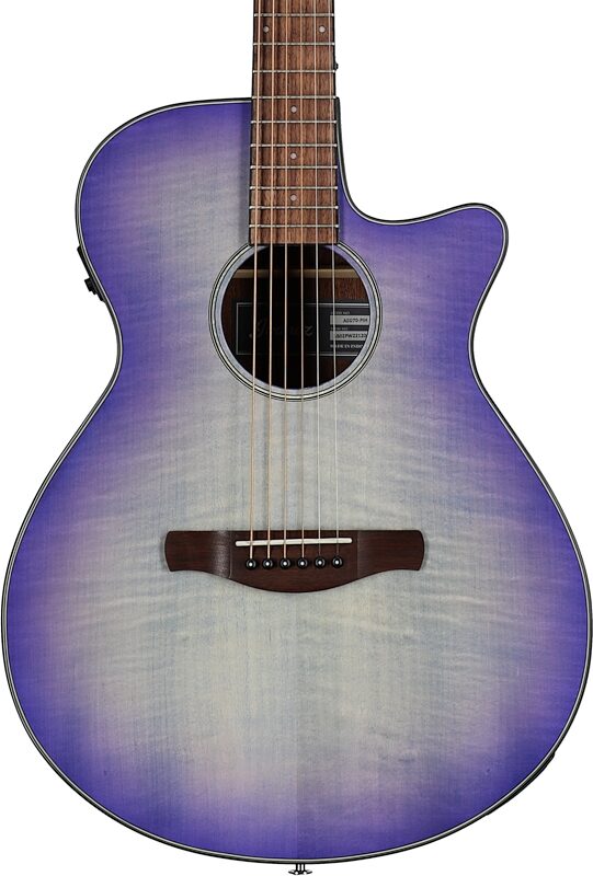 Ibanez AEG70 Acoustic-Electric Guitar, Purple Iris High Gloss, Body Straight Front