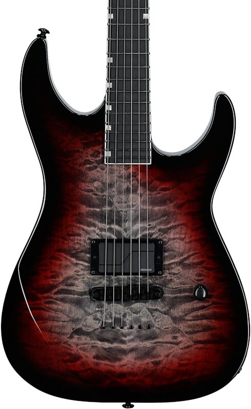 ESP LTD Josh Middleton JM-1 Electric Guitar (with Case), Deep Blood Moon, Body Straight Front