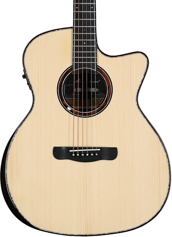 Merida Javelin Grand Auditorium Acoustic-Electric Guitar (with Gig Bag), New, Body Straight Front