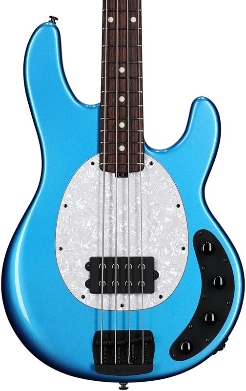 Ernie Ball Music Man StingRay Special Electric Bass (with Case), Speed Blue, Body Straight Front