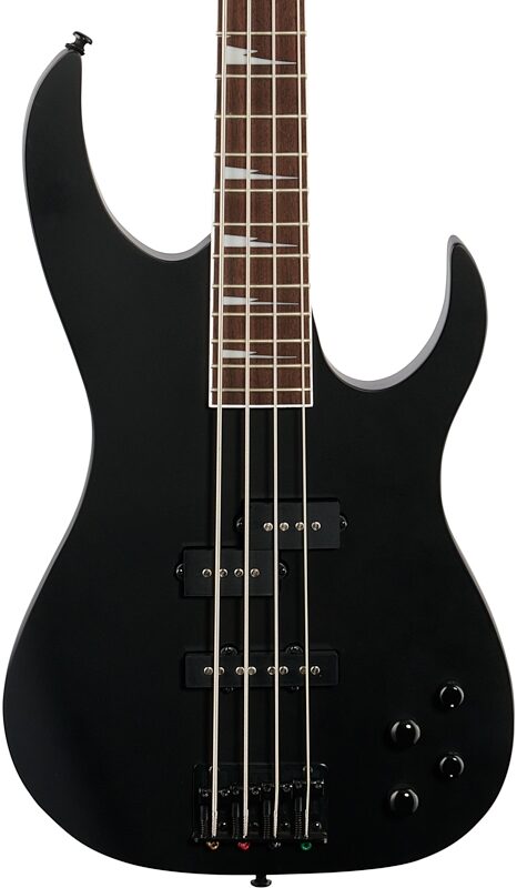 Ibanez RGB300 Electric Bass, Black Flat, Body Straight Front