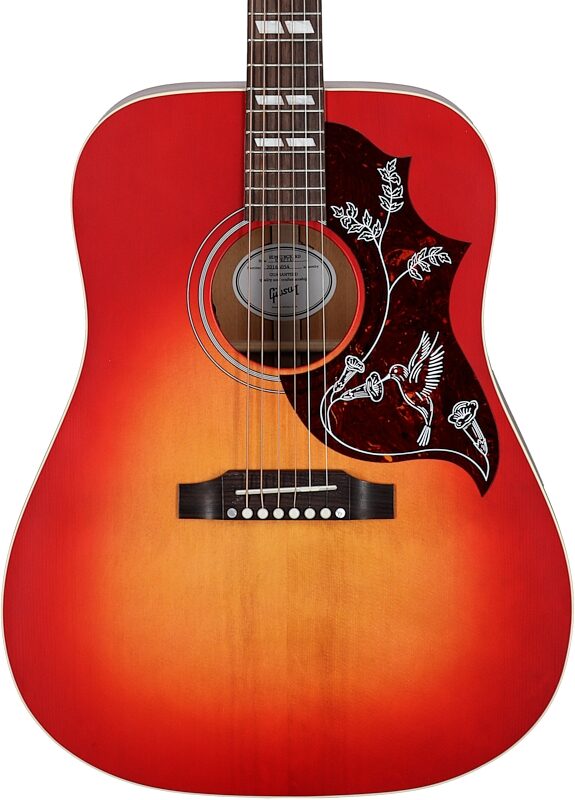Gibson Hummingbird Special Acoustic-Electric Guitar (with Case), Vintage Cherry Sunburst, Body Straight Front