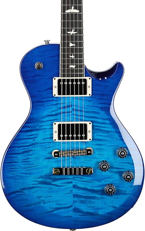 PRS Paul Reed Smith S2 McCarty 594 Singlecut Electric Guitar (with Gig Bag), Lake Blue, Body Straight Front