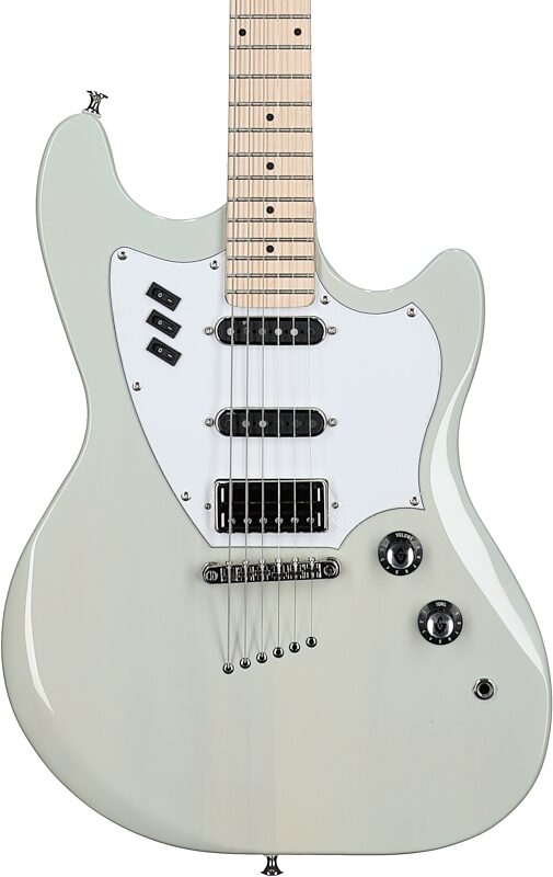 Guild Surfliner Electric Guitar, White Sage, Body Straight Front
