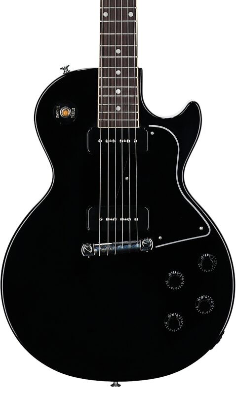 Gibson Les Paul Special Electric Guitar (with Case), Ebony, Body Straight Front