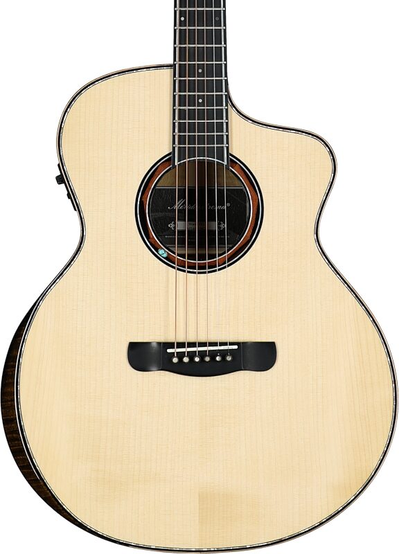Merida Wave Grand Concert Acoustic-Electric Guitar (with Gig Bag), New, Body Straight Front