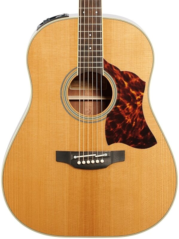 Takamine CRN-TS1 Slope Shoulder Dreadnought Acoustic-Electric Guitar (with Case), Natural, Body Straight Front