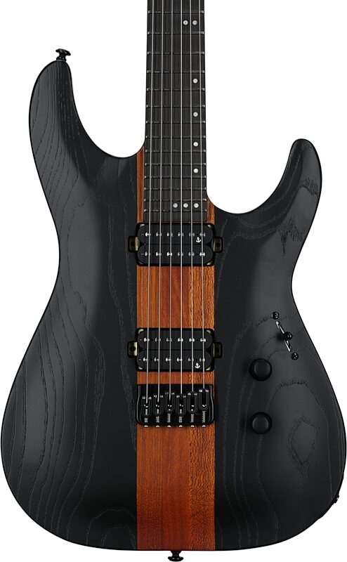 Schecter Rob Scallon C-1 Electric Guitar, Satin Dark Burst, Blemished, Body Straight Front