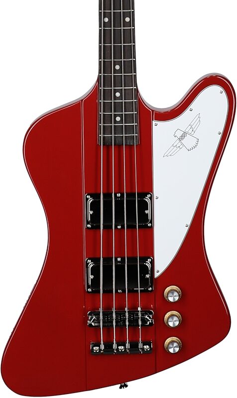 Epiphone Thunderbird '64 Electric Bass (with Gig Bag), Ember Red, with Gig Bag, Body Straight Front