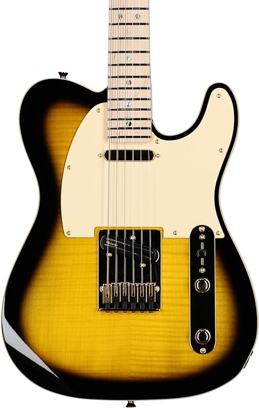 Fender Richie Kotzen Telecaster Electric Guitar (Maple Fingerboard), Brown Sunburst, Body Straight Front
