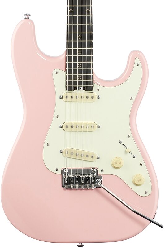 Schecter Nick Johnston Diamond Traditional Electric Guitar, Atomic Coral, Body Straight Front