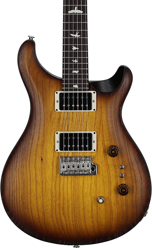 PRS Paul Reed Smith CE 24-08 Swamp Ash Electric Guitar (with Gig Bag), Satin McCarty Tobacco Burst, Body Straight Front