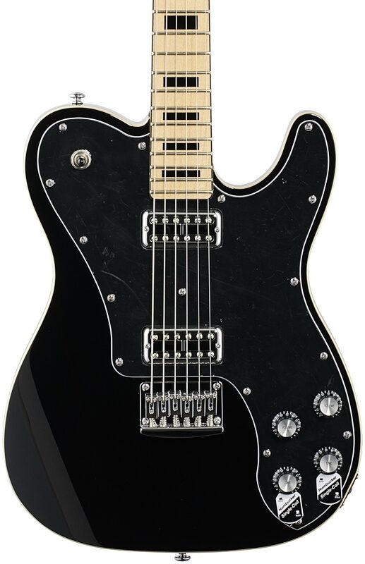 Schecter PT Fastback Electric Guitar, Black, Body Straight Front