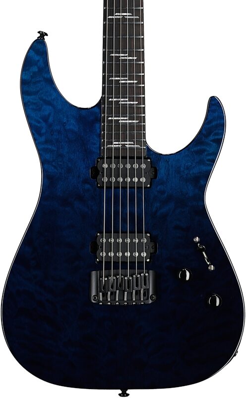 Schecter Reaper 6 Elite Electric Guitar, Deep Ocean Blue, Scratch and Dent, Body Straight Front