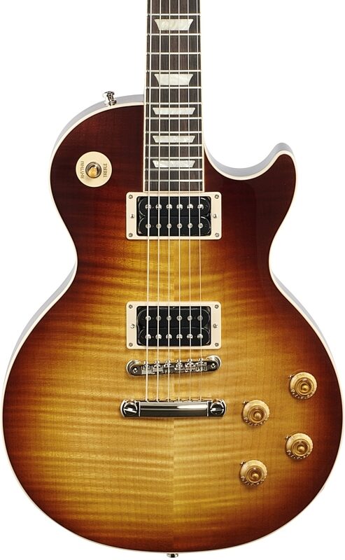 Gibson Slash Les Paul Standard Electric Guitar (with Case), November Burst, Body Straight Front