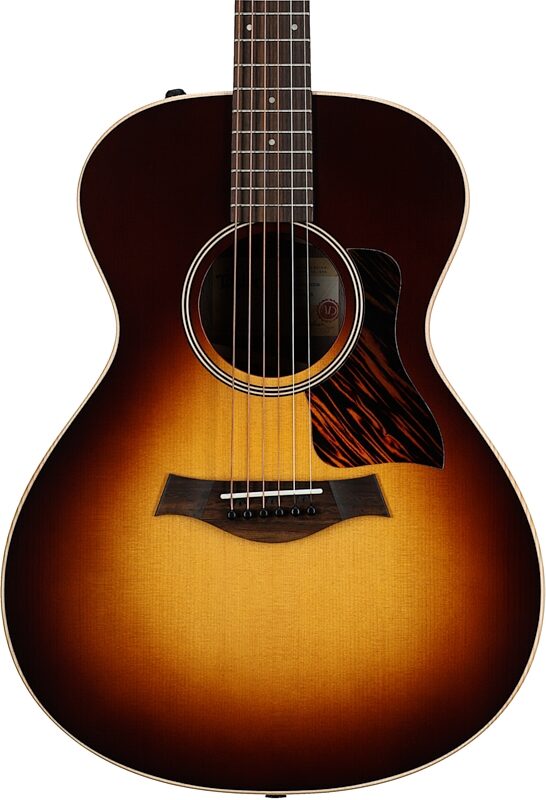 Taylor AD12e-SB American Dream Grand Concert Acoustic-Electric Guitar (with Aerocase), Sunburst, Body Straight Front