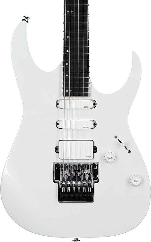 Ibanez RG5440C Prestige Electric Guitar (with Case), Pearl White, Body Straight Front