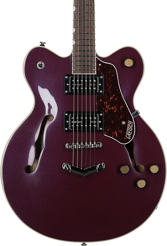 Gretsch G2622 Streamliner Center Block DC Electric Guitar, Burnt Orchid, Body Straight Front