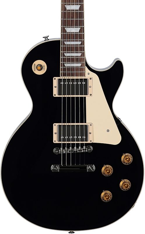 Gibson Les Paul Standard '50s Gold Top Electric Guitar (with Case), Deep Purple, Body Straight Front