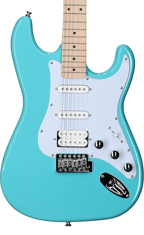 Kramer Focus Electric Guitar Player Pack, Teal, Body Straight Front