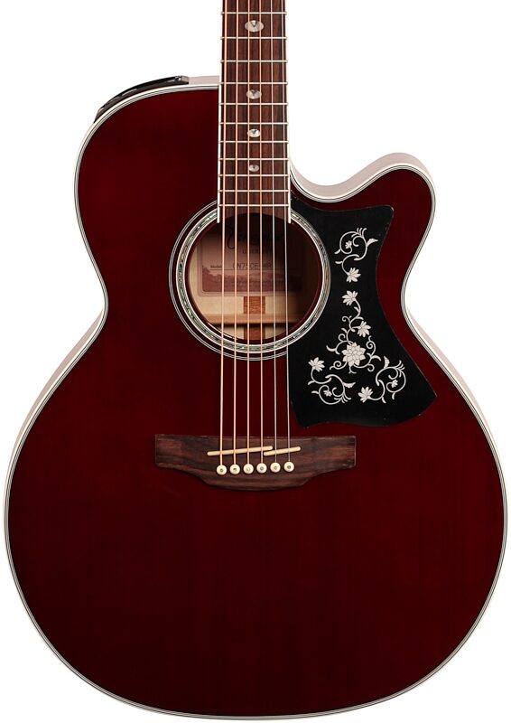 Takamine GN75CE Acoustic-Electric Guitar, Wine Red, Scratch and Dent, Body Straight Front