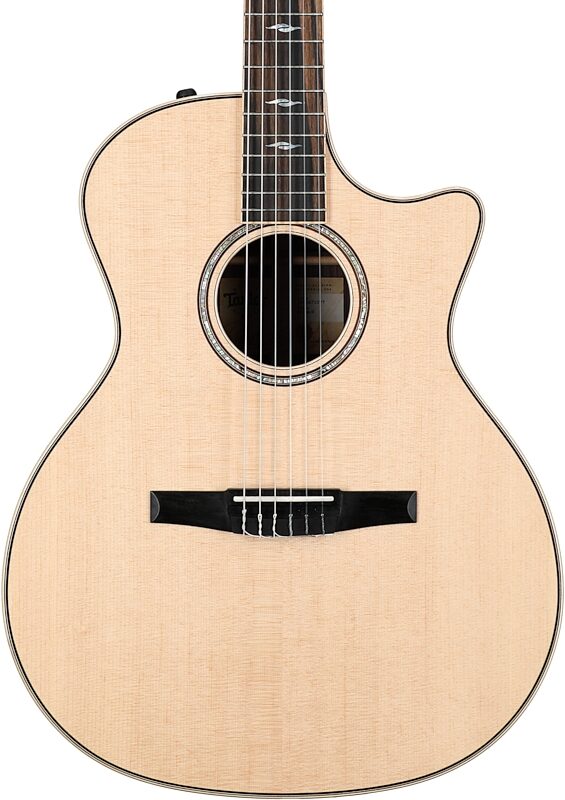 Taylor 814ce-N Grand Auditorium Classical Nylon Acoustic-Electric Guitar (with Case), New, Body Straight Front