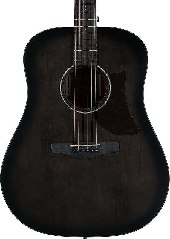 Ibanez AAD50 Artwood Advanced Acoustic Guitar, Transparent Charcoal, Body Straight Front