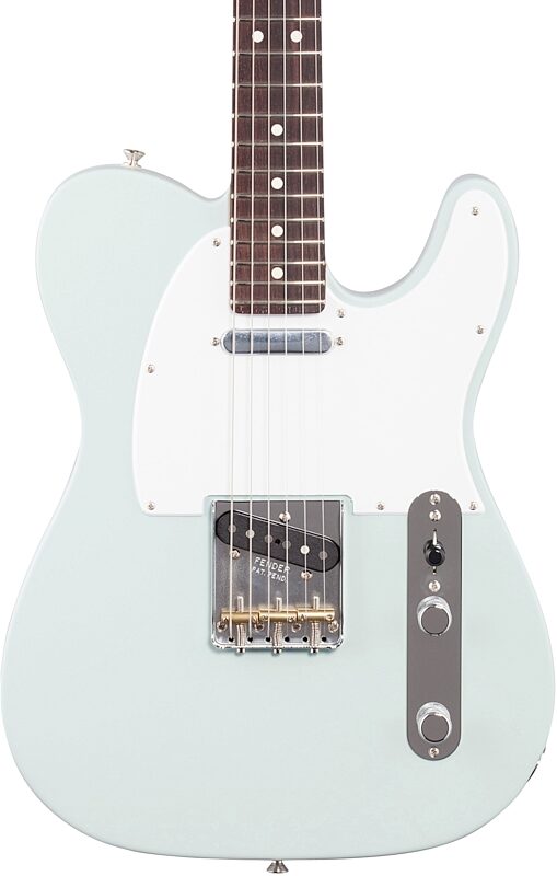Fender American Performer Telecaster Electric Guitar, Rosewood Fingerboard (with Gig Bag), Satin Sonic Blue, Body Straight Front