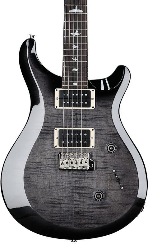 Paul Reed Smith PRS S2 Custom 24 10th Anniversary Limited Edition Electric Guitar (with Gig Bag), Gray Black Burst, Body Straight Front