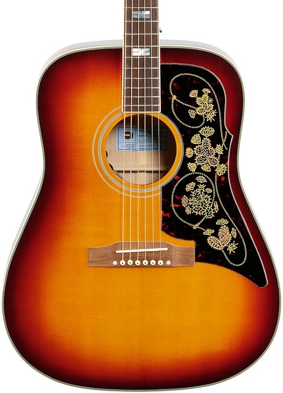 Epiphone Masterbilt Frontier Acoustic-Electric Guitar, Ice Tea Age Gloss, Body Straight Front