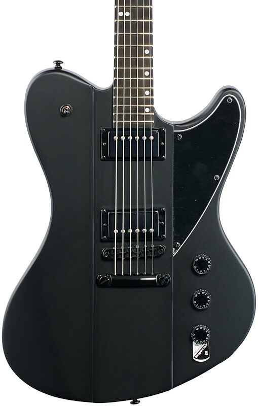 Schecter Ultra Electric Guitar, Satin Black, Body Straight Front
