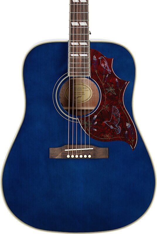 Epiphone Miranda Lambert Bluebird Studio Acoustic-Electric Guitar (with Case), Bluebonnet, Body Straight Front