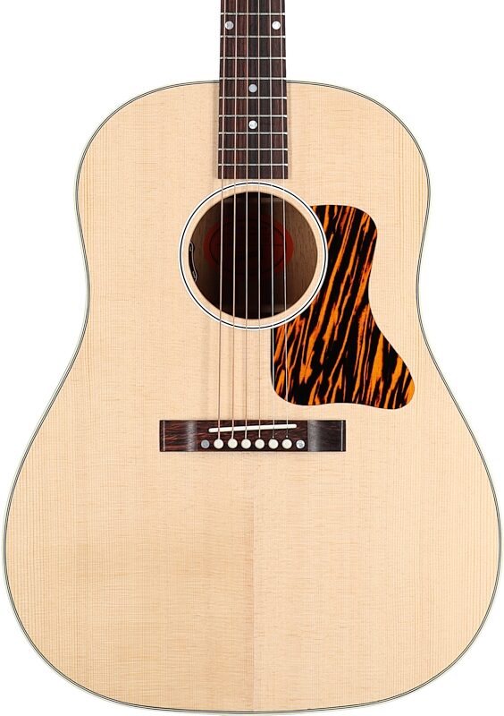 Gibson J-35 '30s Faded Acoustic-Electric Guitar (with Case), Antique Natural, Body Straight Front
