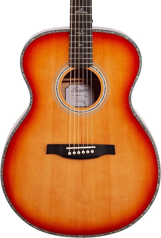 PRS Paul Reed Smith SE Tonare T50E Acoustic-Electric Guitar (with Case), Vintage Sunburst, Body Straight Front