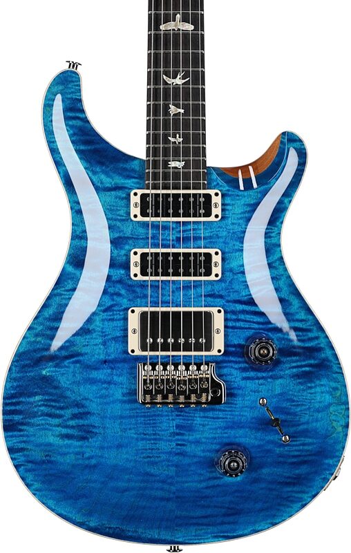 PRS Paul Reed Smith Studio Electric Guitar (with Case), Aquamarine, Body Straight Front