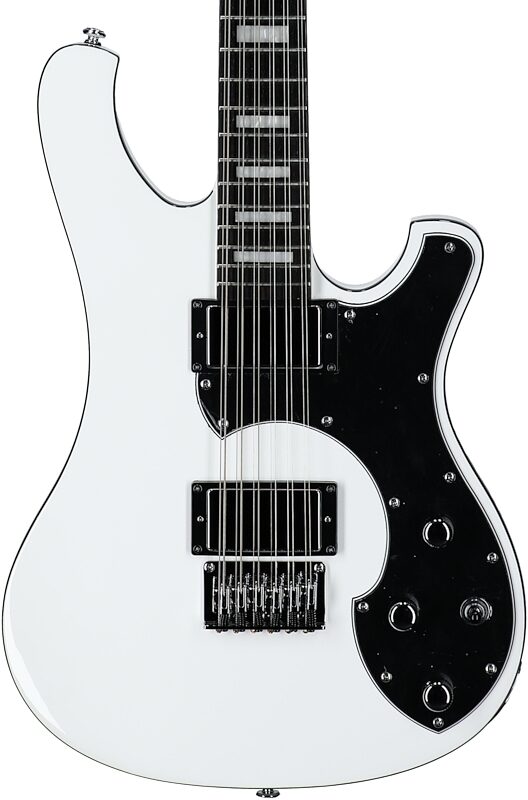 Schecter Stargazer 12 Electric Guitar, 12-String, Gloss White, Body Straight Front