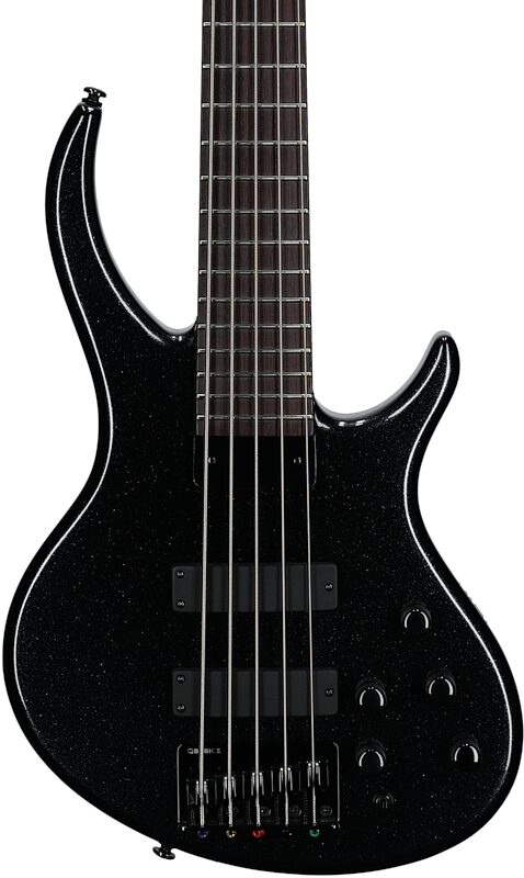 Tobias Killer B V Electric Bass, 5-String (with Gig Bag), Black Pearl, Body Straight Front
