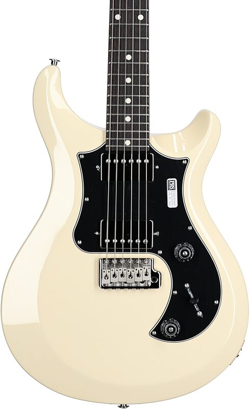 PRS Paul Reed Smith S2 Standard 24 Gloss Pattern Thin Electric Guitar (with Gig Bag), Antique White, Body Straight Front