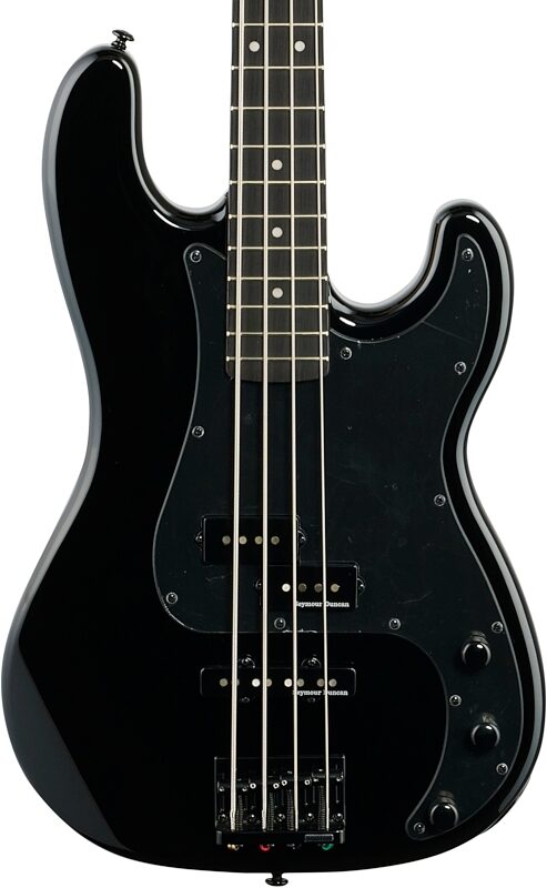 ESP LTD Surveyor 87 Electric Bass, Black, Blemished, Body Straight Front