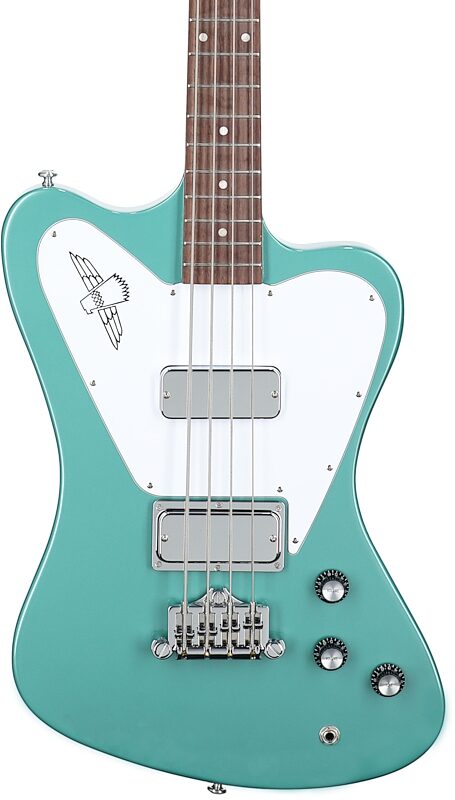 Gibson Non-Reverse Thunderbird Electric Bass (with Case), Inverness Green, Body Straight Front
