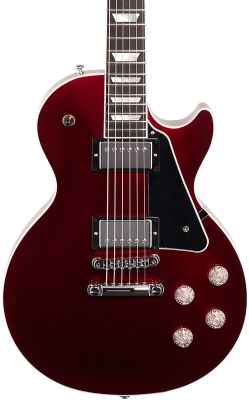 Gibson Les Paul Modern Electric Guitar (with Case), Sparkling Burgundy Top, Body Straight Front