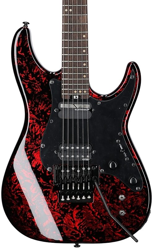 Schecter Sun Valley Super Shredder FR S Electric Guitar, Red Reign, Body Straight Front