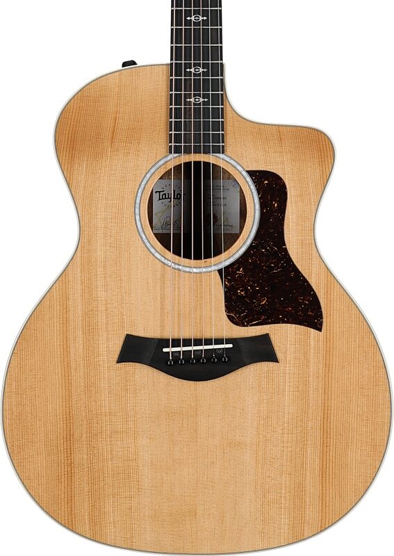 Taylor 214ce-K Koa Deluxe Acoustic-Electric Guitar (with Case), New, Body Straight Front
