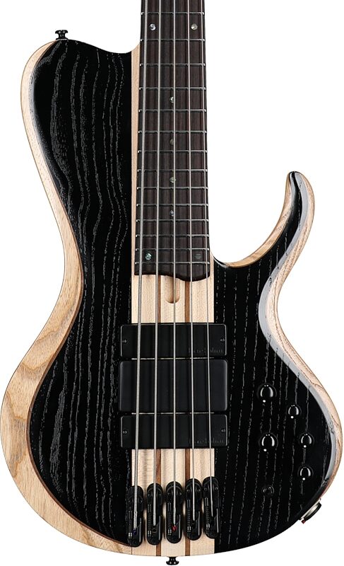 Ibanez BTB865SC Electric Bass, Weathered Black Low Gloss, Body Straight Front