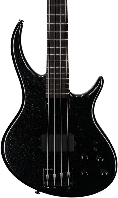 Tobias Growler IV Premium Electric Bass (with Gig Bag), Black Pearl, Body Straight Front