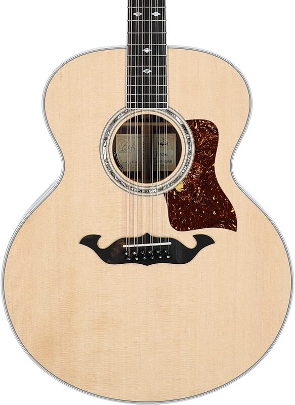 Taylor 855e Jumbo Acoustic-Electric Guitar, 12-String (with Case), New, Body Straight Front