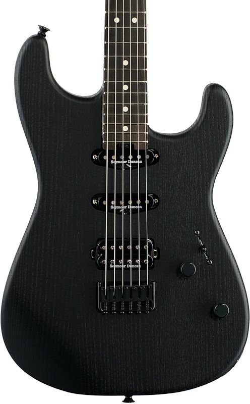 Charvel Pro-Mod San Dimas SD3 HSS HT Electric Guitar, Sassafras Black, USED, Blemished, Body Straight Front