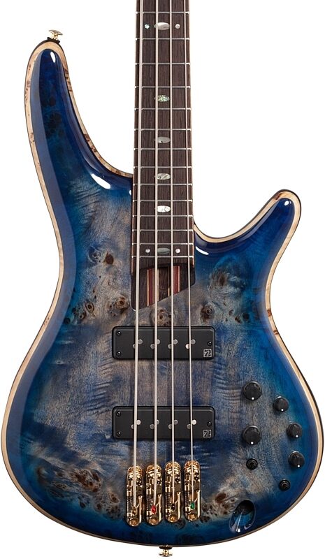 Ibanez SR2600 Premium Electric Bass (with Gig Bag), Cerulean Blue, Body Straight Front